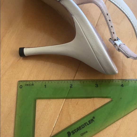 NWT Gucci White Peep Toe Sling Back Pump - Picture 7 of 8